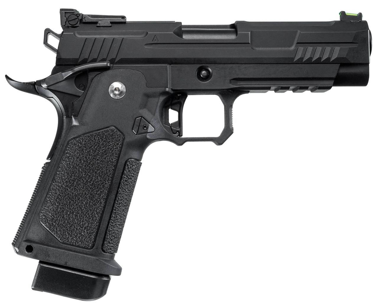 ARCTURUS Vanguard 4.3" Hi-Capa GBB Airsoft Pistol, Black