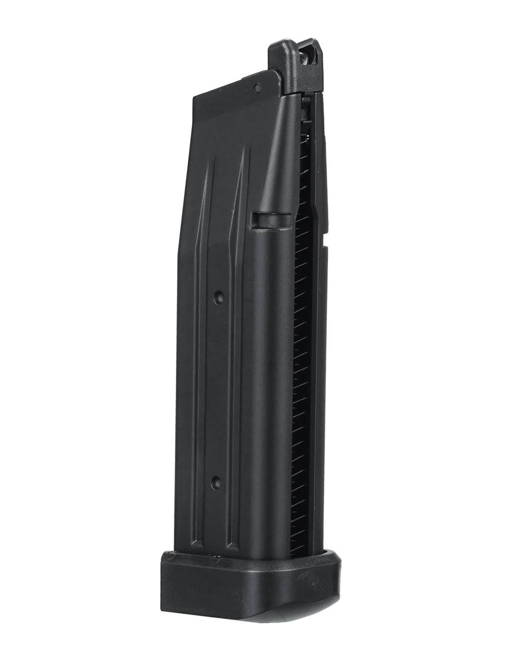 ARCTURUS Vanguard 4.3" Hi-Capa GBB Airsoft Pistol w/ Optics Ready Slide & Compensator & ARS-1 Red Dot Combo, Black