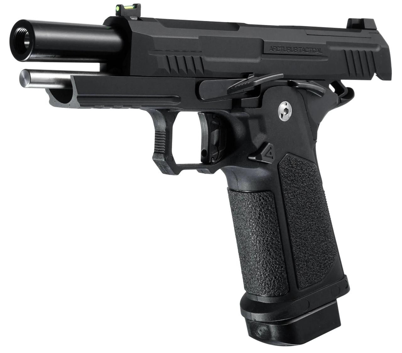ARCTURUS Vanguard 4.3" Hi-Capa GBB Airsoft Pistol w/ Optics Ready Slide, Black