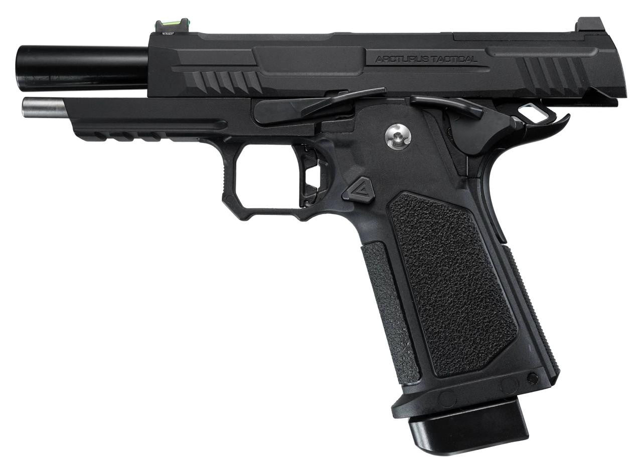 ARCTURUS Vanguard 4.3" Hi-Capa GBB Airsoft Pistol w/ Optics Ready Slide, Black