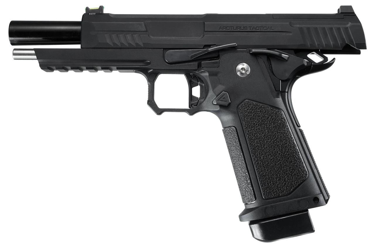ARCTURUS Vanguard 5" Hi-Capa GBB Airsoft Pistol w/ Optics Ready Slide, Black