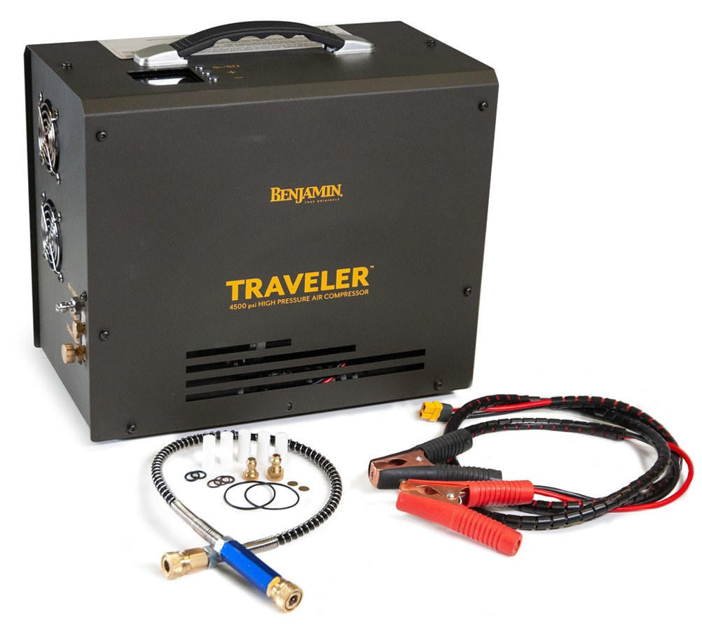 Benjamin Traveler 4500 PSI Portable Compressor, Digital Gauge