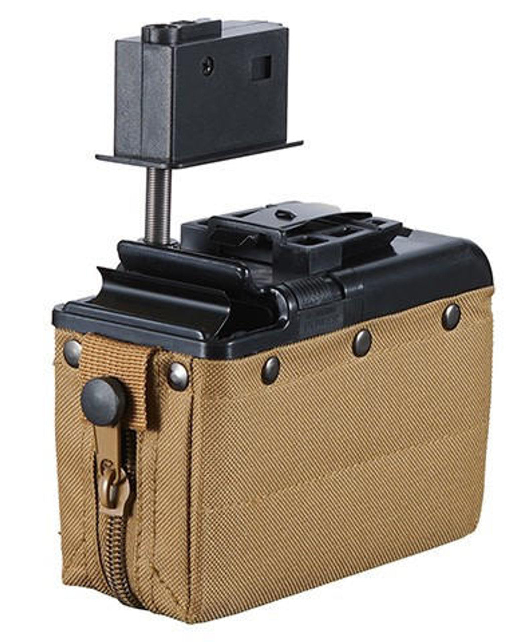 Classic Army 1200rd Box Mag for M249 Series Airsoft LMGs Tan