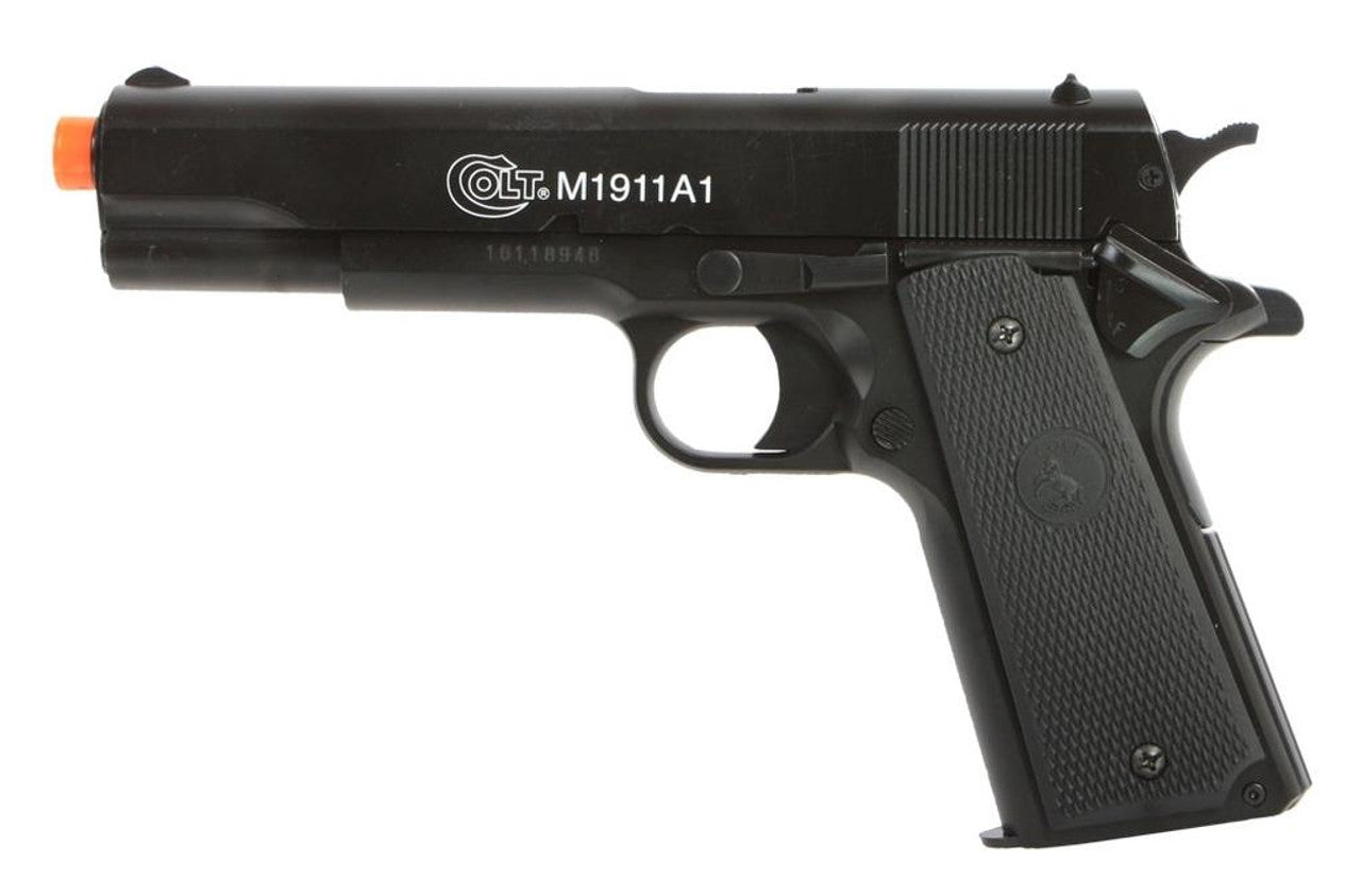 Colt M1911 Spring Airsoft Pistol Metal Slide Black
