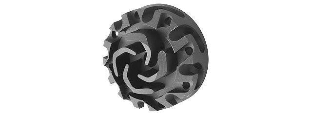 Cookie Cutter (Type C) Recoil Compensator 14mm CCW Flash Hider