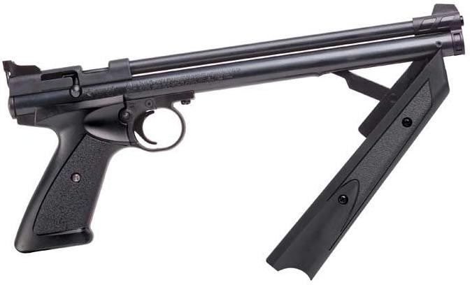 Crosman Single Shot 0.22 Cal Airgun, Black