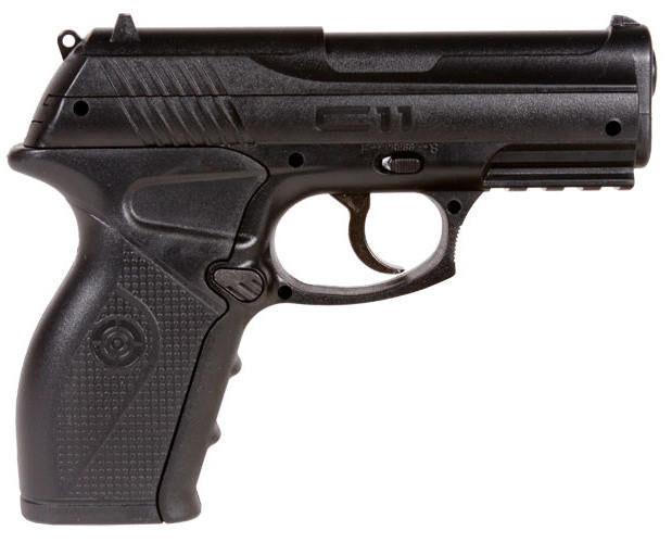 Crosman C11 CO2 Powered 0.177 Cal Airgun, Black
