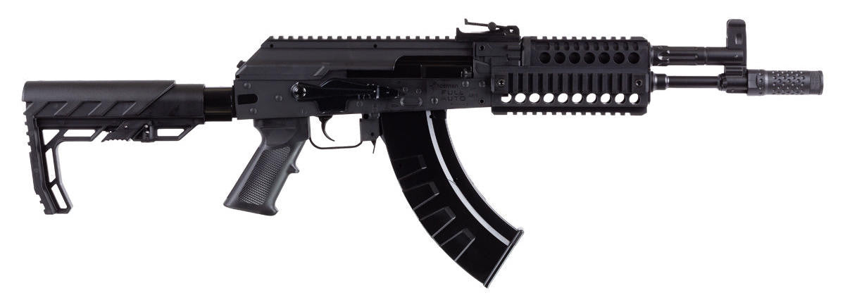 Crosman Full Auto AK1 CO2 Powered 0.177 Cal Airgun, Black