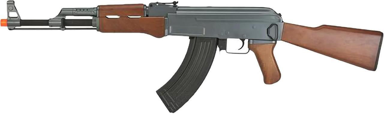 CYMA CM028 AK47 AEG Airsoft Rifle, Faux Wood