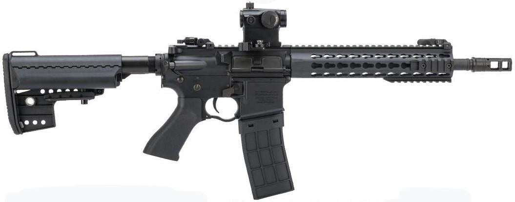 CYMA Sport Full Metal 10" Keymod M4 AEG Airsoft Rifle, Black