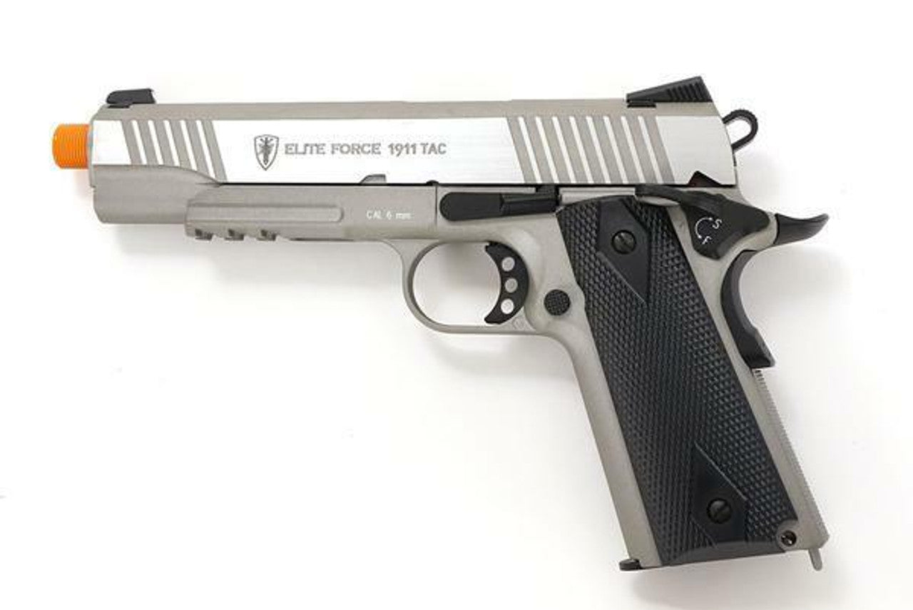 Elite Force 1911 Tac Co2 Blowback Airsoft Pistol Stainless