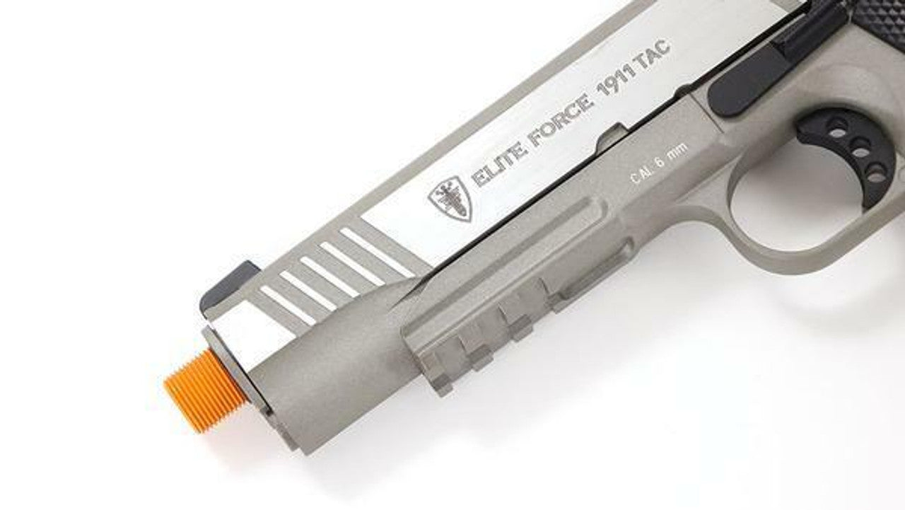Elite Force 1911 Tac Co2 Blowback Airsoft Pistol Stainless