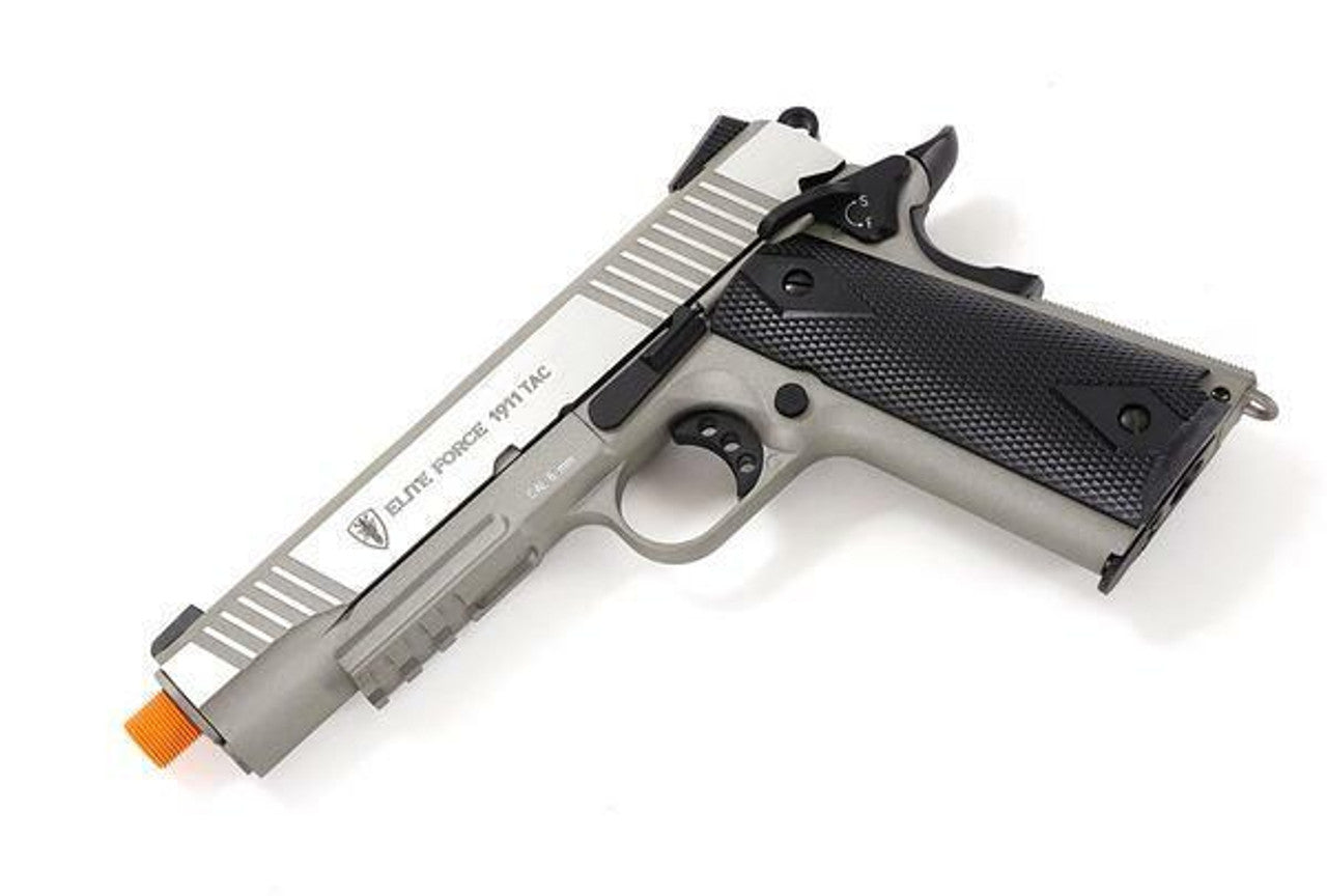 Elite Force 1911 Tac Co2 Blowback Airsoft Pistol Stainless