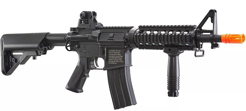 Elite Force M4 CQB Airsoft AEG Rifle, Black