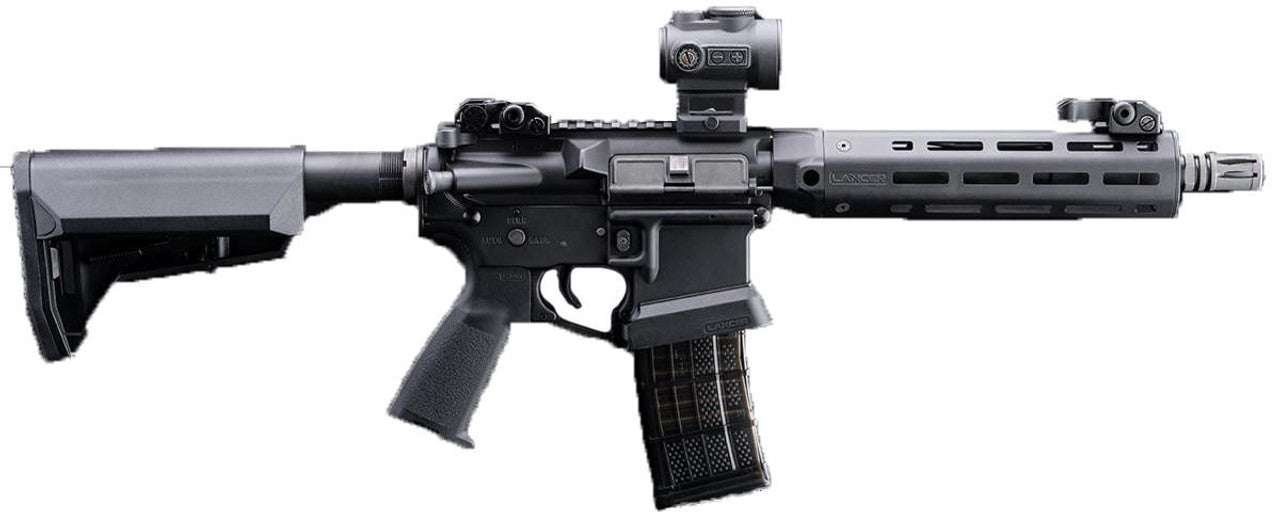 EMG Lancer Systems Licensed L15 Defense 8’’ Airsoft AEG Rifle Black