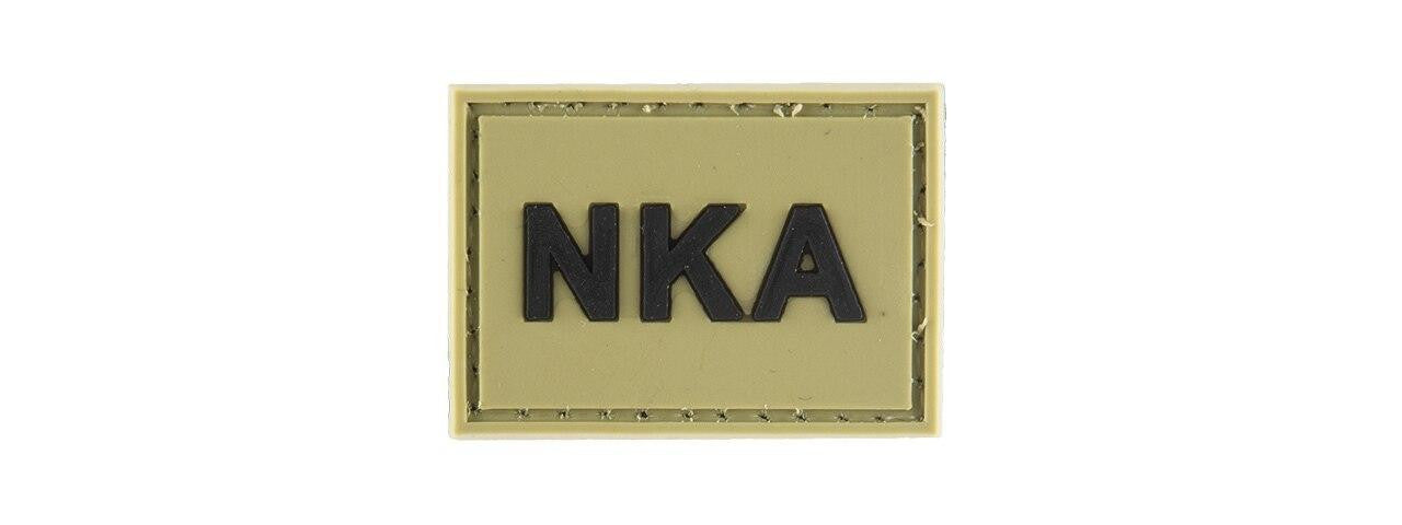 G-Force NKA "No Known Allergies" PVC Morale Patch, OD Green