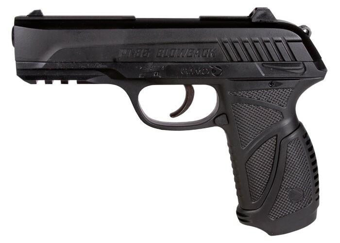 Gamo PT-85 CO2 Powered 0.177 Cal Air Pistol, Black