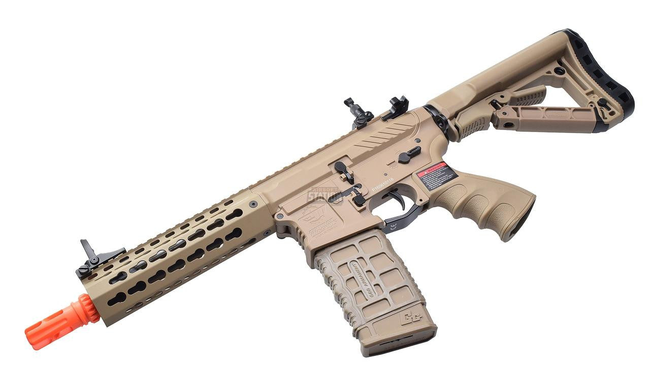 G&G CM16 SRS Series 7’’ Keymod Airsoft CQB AEG - FDE/Tan