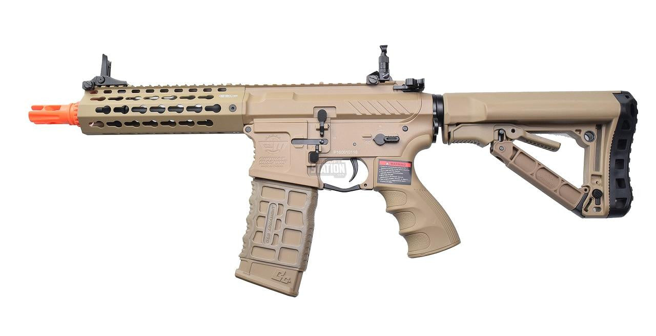 G&G CM16 SRS Series 7’’ Keymod Airsoft CQB AEG - FDE/Tan