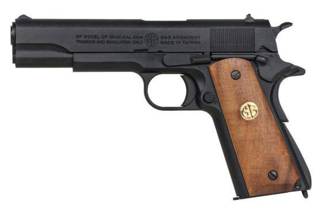 G&G GPM1911-P GP2 Gas Blowback Airsoft Pistol Black