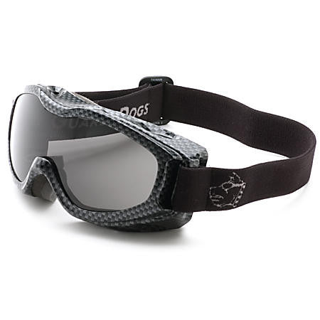 GOGGS Evader II Over-RX Goggles w/ Fogstopper, Clear Lens, Carbon Frame