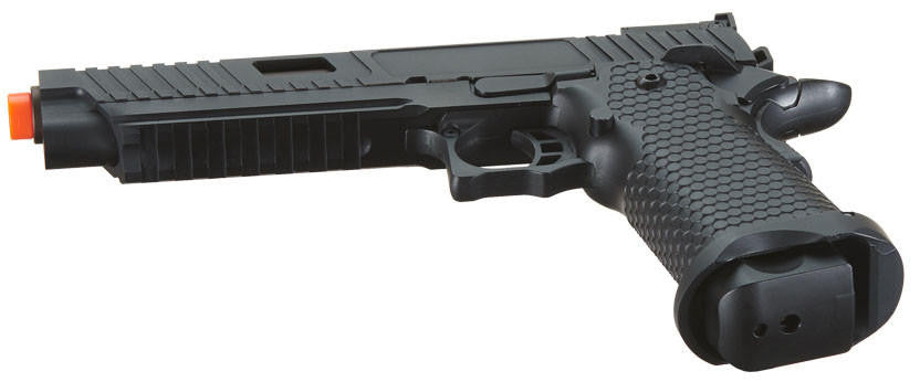 Golden Eagle 3615 Hi-Capa GBB Airsoft Pistol w/ Vented Slide, Black/Bronze