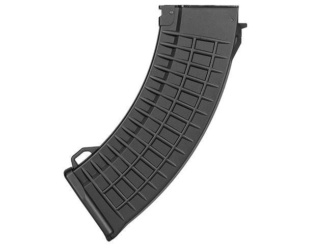 Golden Eagle Airsoft AK-47 600rd Waffle Polymer High-Cap AEG Magazine, Black