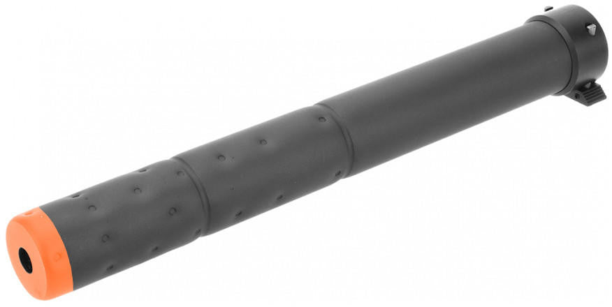 Golden Eagle Airsoft M4 Series Barrel E QD Mock Suppressor, Black