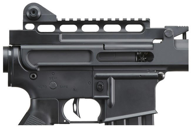 Golden Eagle AR LMG Airsoft Light Machine Gun, Black