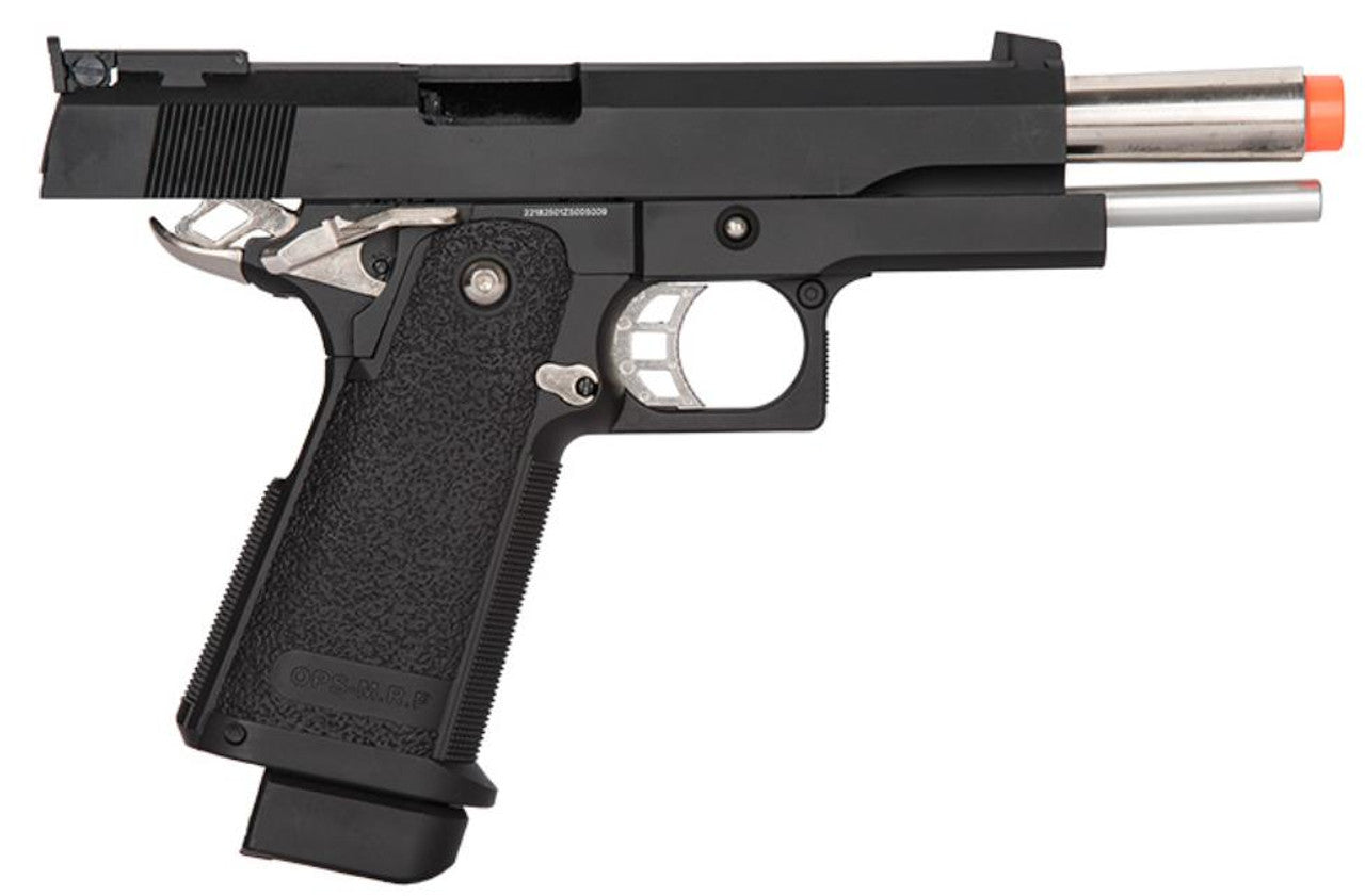 Golden Eagle IMF 3302 OPS-M.RP Hi-Capa Semi-Auto GBB Metal Pistol Black
