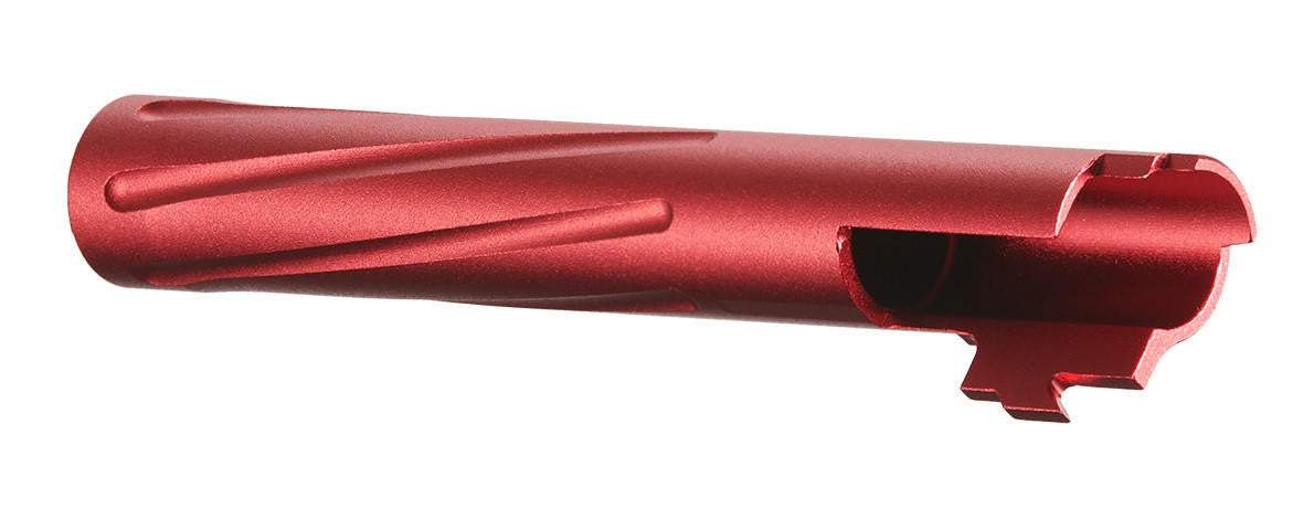 Golden Eagle Spiral and Fluted Outer Barrel for 5.1 Hi Capas, Red