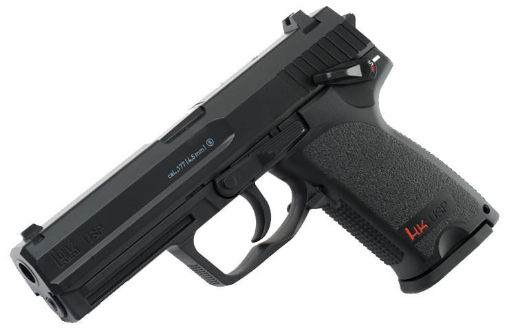 Heckler & Koch USP .177 Cal CO2 NBB Air Pistol, Black