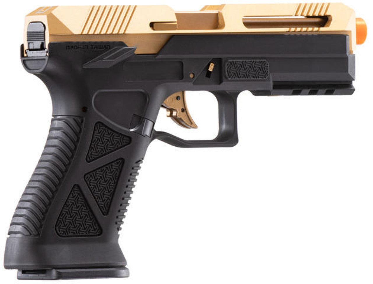 HFC Tactical Gas Blowback Airsoft Pistol Black/Gold