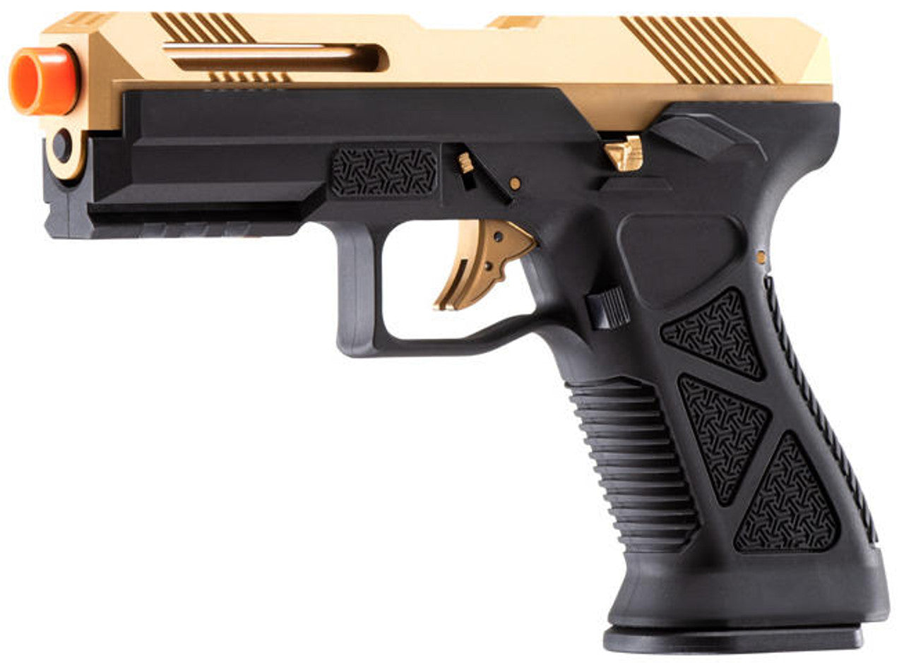 HFC Tactical Gas Blowback Airsoft Pistol Black/Gold