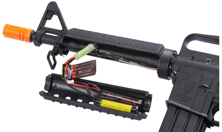 Jag Precision E&C Full Metal XM177 Airsoft Gun, Black