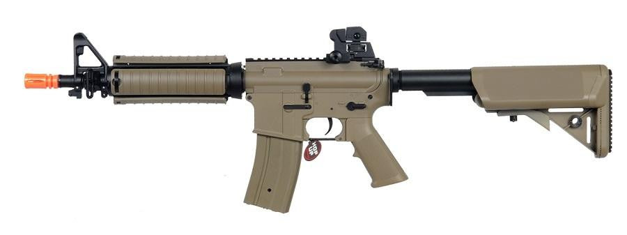 JG Super Enhanced M4 CQB RIS AEG Dark Earth Airsoft Rifle