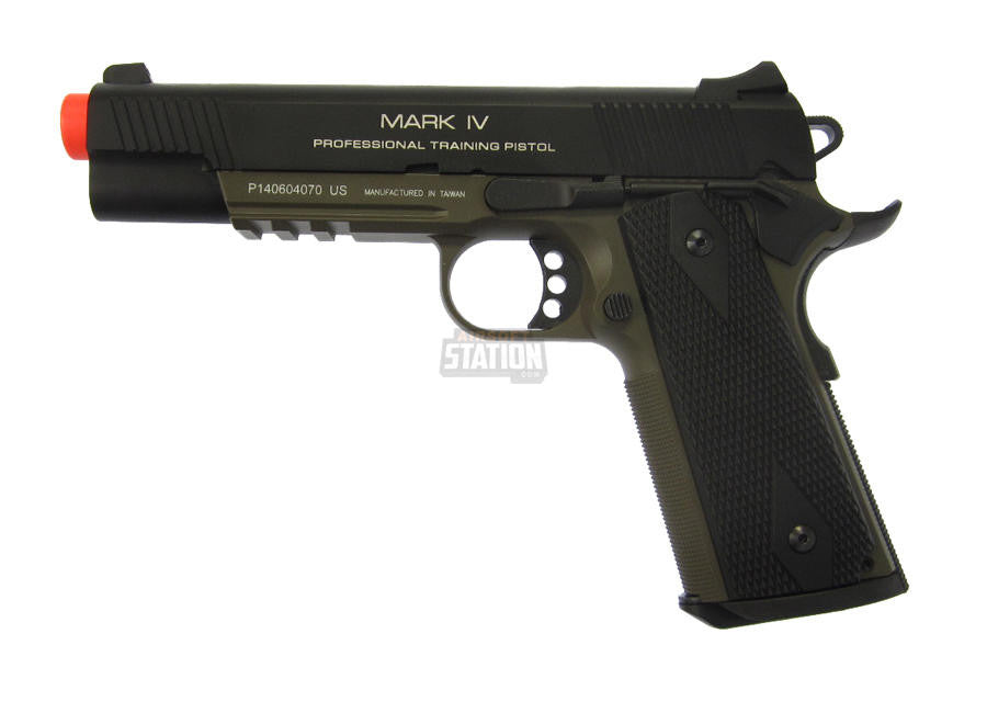 KWA M1911 MK IV PTP OD Green Gas Blowback NS2 Airsoft Pistol