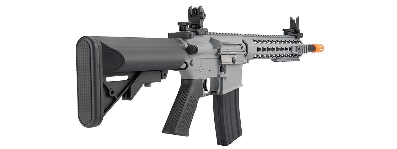 Lancer Tactical 10" Gen 2 Keymod AEG Airsoft Rifle, Grey