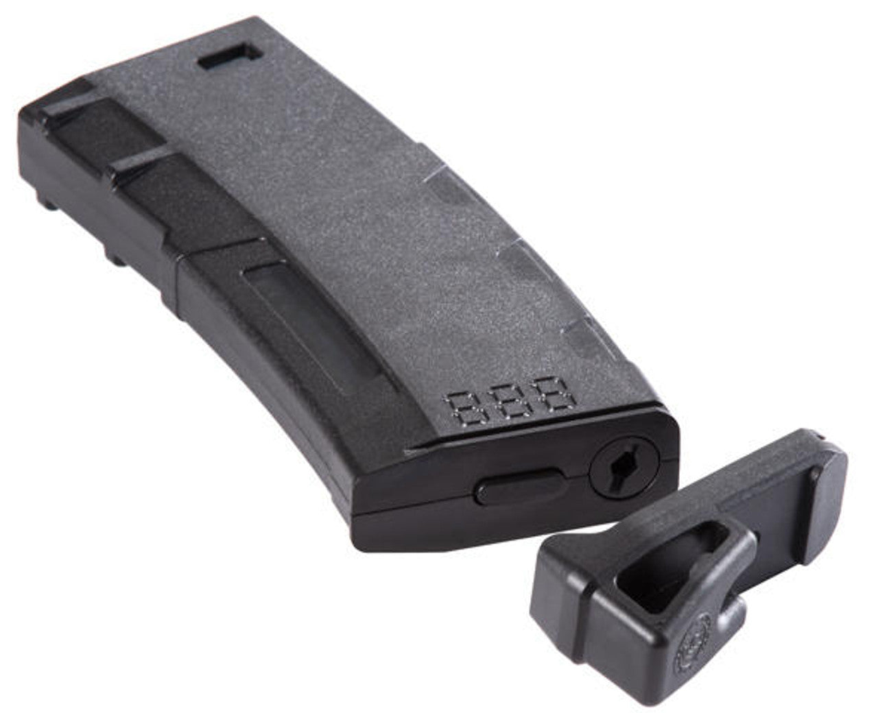 Lancer Tactical 130 Round High Speed Mid-Cap M4 Airsoft Magazine, Black