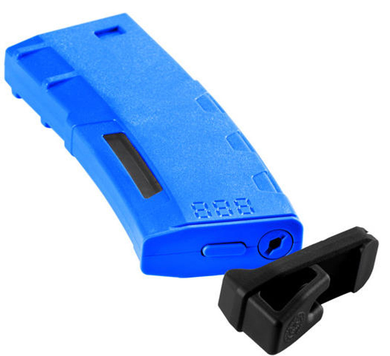 Lancer Tactical 130 Round High Speed Mid-Cap M4 Airsoft Magazine Blue