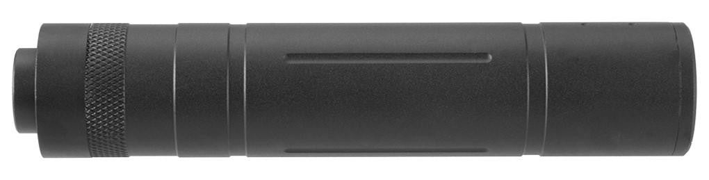 Lancer Tactical 155mm Aluminum Slot-Cut Mock Suppressor, Black