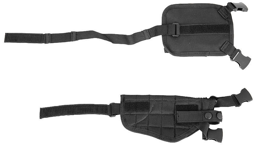Lancer Tactical 349BN Nylon Vertical Shoulder Holster, Black