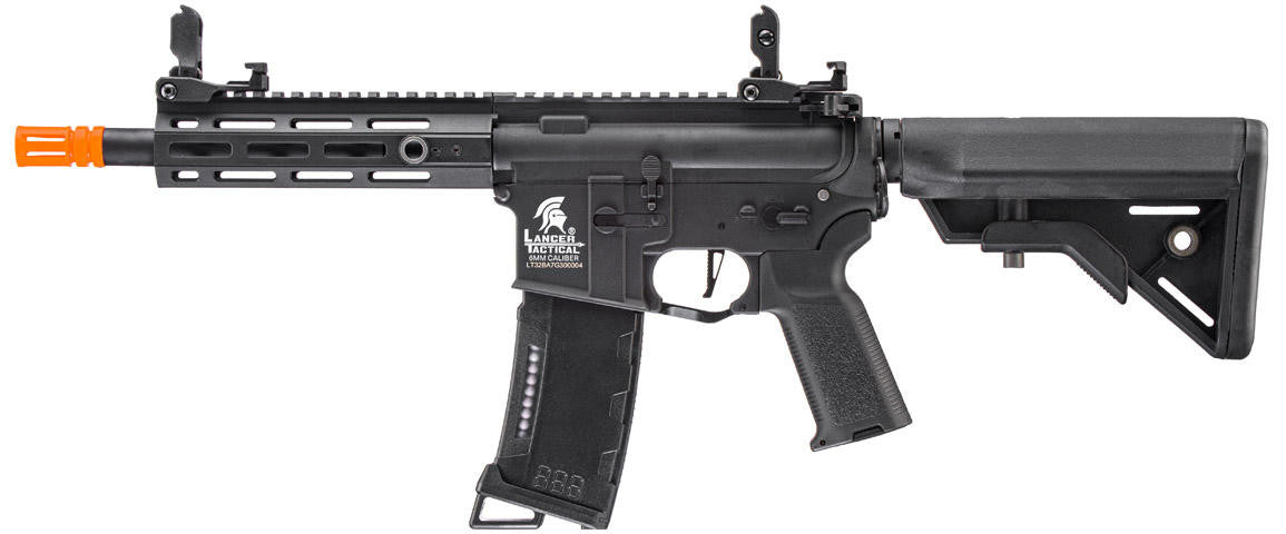 Lancer Tactical 7" M-LOK M4 AEG Airsoft Rifle, Gen 3, Black