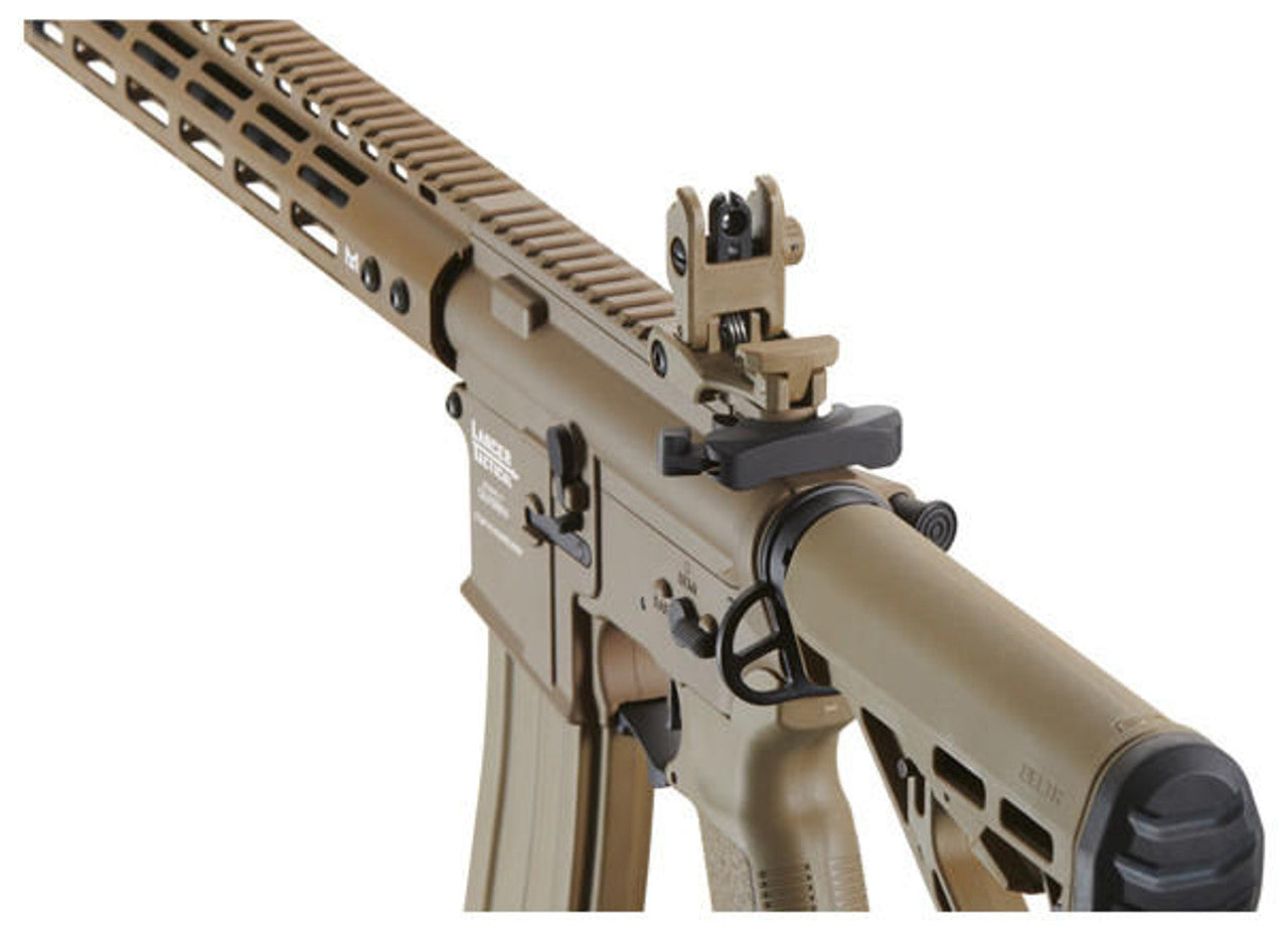 Lancer Tactical Archon 14’’ M-LOK Proline Series M4 Airsoft Rifle w/ Delta Stock Tan