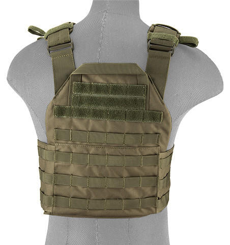 Lancer Tactical Assault Recon Plate Carrier, OD Green