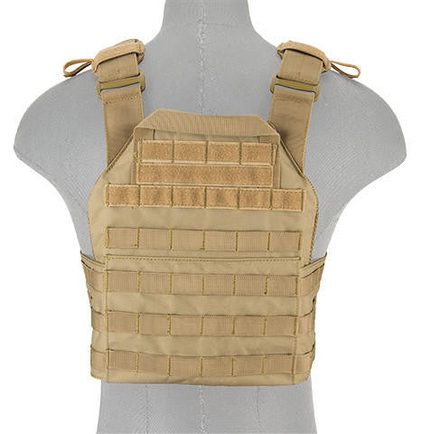 Lancer Tactical Assault Recon Plate Carrier, Tan