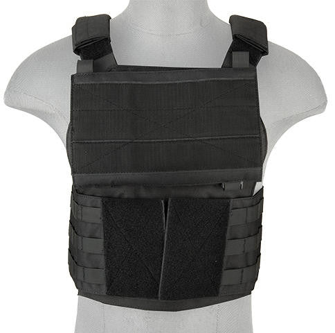 Lancer Tactical Buckle Up Version Airsoft Tactical Vest, Black
