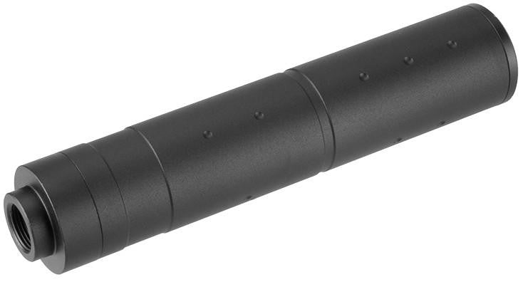 Lancer Tactical Full Metal 155mm Aluminum Mock Suppressor, Black