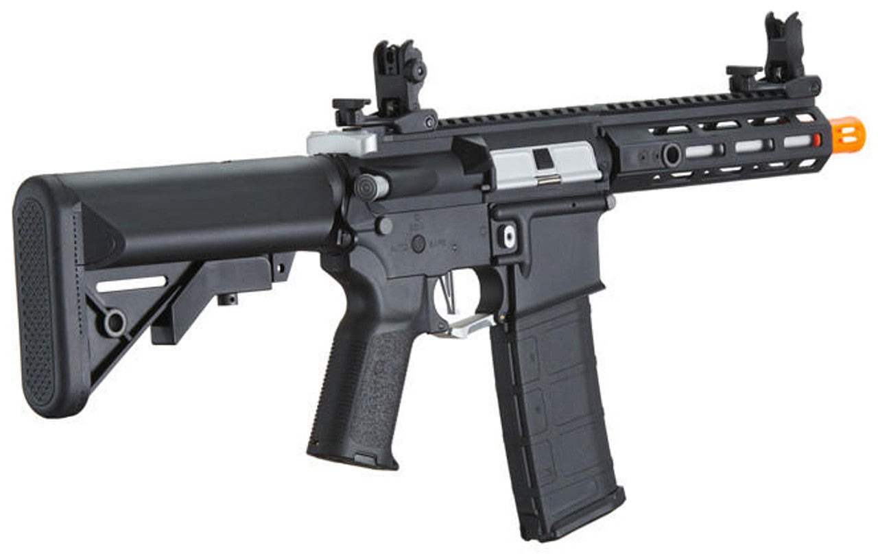 Lancer Tactical Gen 2 Hellion M-LOK 7’’ M4 Airsoft AEG Rifle Black/Silver