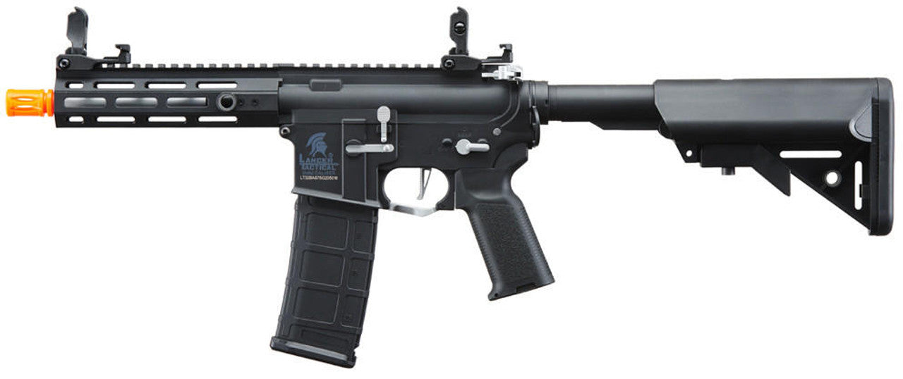 Lancer Tactical Gen 2 Hellion M-LOK 7’’ M4 Airsoft AEG Rifle Black/Silver
